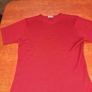 Hillard & Hanson Wool Acrylic Short Sleeve Sweater Medium